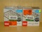 (R4) PAIR OF OATEY DESIGNLINE DRAINS; 2 PIECE LOT OF WAVE PATTERNED, 6