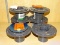 (R6) 6 PIECE LOT OF OATEY PVC SHOWER DRAINS WITH A SINGULAR 4.25