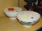 (R6) PAIR OF OATEY PVC DRAINS, WHITE IN COLOR. MEASURES 3.5