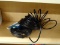 (R7) PAIR OF COMMERCIAL ELECTRIC 100 FT RG-6 COAXIAL CABLES, BLACK IN COLOR.