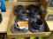 (R8) TRAY LOT OF OATEY SHOWER DRAINS; 6 PIECE BOX LOT OF ASSORTED PVC SHOWER DRAINS WITH CHROME