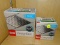 (R8) PAIR OF OATEY DESIGNLINE DRAINS; 2 PIECE LOT OF SQUARE PATTERNED DRAINS TO INCLUDE A 4
