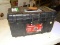 (R9) HUSKY 16 IN TOOL BOX; HEAVY DUTY PLASTIC TOOL BOX. MEASURES 16 IN X 8.7 IN X 9.4 IN. MISSING