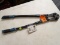 ANVIL 24 IN BOLT CUTTER WITH HARDENED AND TEMPERED STEEL BLADES AND NON-SLIP COMFORT GRIPS. ONE OF