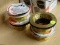 (R4) LOT OF OATEY SHOWER BASE DRAINS; 4 PIECE LOT OF BRASS, NO-CALK, FIBERGLASS, ROUND SHOWER BASE