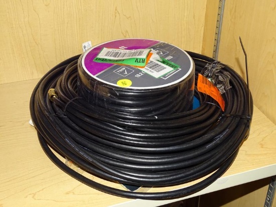 (R7) LOT OF COMMERCIAL ELECTRIC HDMI AND COAXIAL CABLES; 3 PIECE LOT TO INCLUDE A 25 FT (POSSIBLY 50