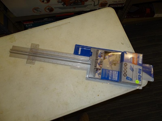 (R8) KREG 24" RIP-CUT CIRCULAR SAW EDGE GUIDE WITH A SOLID ALUMINUM RAIL. MODEL NO. KMA2685. COMES