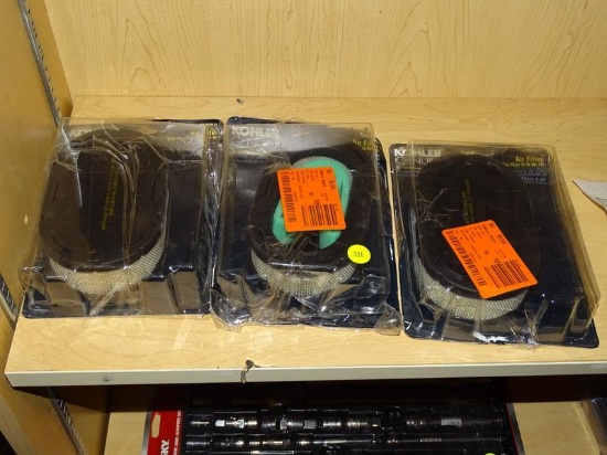 (R8) 3 PIECE LOT OF KOHLER GENUINE PARTS AIR FILTER WITH PRE FILTER FOR 7000 SERIES KT715-745