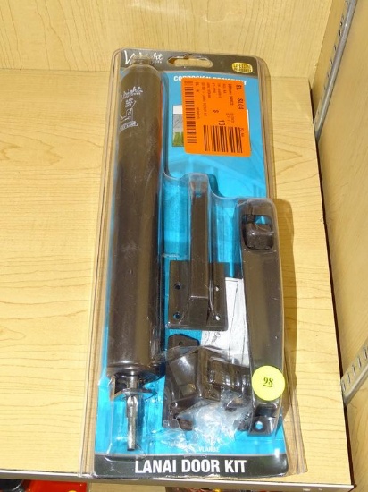 (R4) WRIGHT PRODUCTS LANAI DOOR KIT WITH A FLORIDA BRONZE FINISH AND CORROSION RESISTANCE. COMES IN