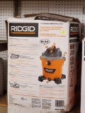 (WALL) RIDGID SHOP VACUUM; 12 GAL. 5.0-PEAK HP NXT WET/DRY SHOP VACUUM WITH FILTER, HOSE AND