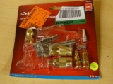 (R5) HUSKY, BRASS, AIR TOOL ACCESSORY KIT WITH A 1/4 IN CONNECTOR; 9 PIECE COMPRESSOR AIR TOOL KIT.