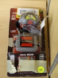 (R5) HUSKY 300 LUMEN LED DUAL BEAM HEADLIGHT. COMES IN OPENED PACKAGING WITH BATTERIES.