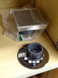 (R6) PAIR OF OATEY DRAINS; 3 PIECE LOT TO INCLUDE A 4