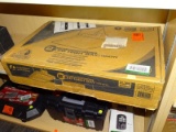 (R6) LITHONIA LIGHTING 2 FT, LED, HIGH PERFORMANCE, HIGH BAY LIGHT WITH A FROSTED ACRYLIC LENS.