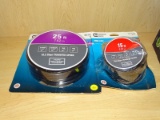 (R6) PAIR OF COMMERCIAL ELECTRIC HDMI CABLES; 2 PIECE LOT TO INCLUDE A 15 FT DELUXE BRAIDED HDMI