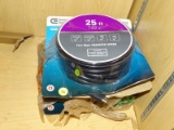 (R7) PAIR OF COMMERCIAL ELECTRIC HDMI CABLES; 2 PIECE LOT TO INCLUDE A 25 FT CORD AND A 50 FT CORD.