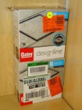 (R7) LOT OF OATEY DESIGNLINE DRAINS; 2 PIECE LOT OF TILE-IN, 6
