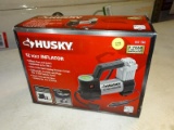 (R8) HUSKY INFLATOR; 12 VOLT INFLATOR FOR TIRES AND SPORTS EQUIPMENT . ITEM CODE 937790. COMES NEW