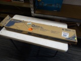 (WALL) LITHONIA LIGHTING 2 -LIGHT FLUORESCENT FIXTURE; 4 FT WRAPAROUND FLUORESCENT CEILING FIXTURE.