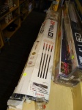 (R8) ZIPWALL SET; ZP4 CONTAINS 4 10 FT. STEEL SPRING LOADED POLES 4-HEADS, 4-PLATES, 4-TETHERS,