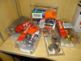 (R8) LOT OF ENTRY HARDWARE; 5 PIECE LOT OF ENTRY HARDWARE TO INCLUDE A TOLEDO FINE LOCKS MALAGA