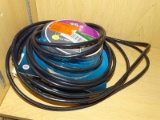 (R8) PAIR OF COMMERCIAL ELECTRIC 25 FT HDMI CABLES, BLACK IN COLOR. COME IN OPENED PACKAGING.