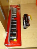 (R9) LOT OF HUSKY TOOL SETS; 2 PIECE LOT TO INCLUDE A 6 PIECE FOLDING NUT DRIVER SET AND AN 11 PIECE