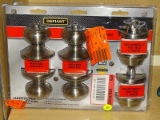 (R9) DEFIANT HARTFORD COLLECTION PROJECT PACK WITH A SATIN NICKEL FINISH; PACK INCLUDES 2 KEYED