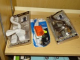 (R9) LOT OF PATIO DOOR HANDLES; 3 PIECE LOT TO INCLUDE 2 WRIGHT PRODUCTS BAYFIELD SURFACE LATCHES