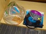 (R9) LOT OF COMMERCIAL ELECTRIC COAXIAL AND HDMI CABLE; 2 PIECE LOT TO INCLUDE A 100 FT RG-6 COAXIAL