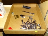 (R9) BOX LOT OF ASSORTED HUSKY RATCHETS; BOX LOT TO INCLUDE 29 RATCHETS, A LONG ARM RATCHET, AND A