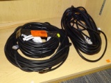(R9) 3 PIECE LOT OF COMMERCIAL ELECTRIC 50 FT HDMI CORDS, BLACK IN COLOR. COMES OUT OF PACKAGING.