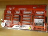 (R9) MILWAUKEE 106 PIECE IMPACT DRIVER BIT SET. COMES IN ORIGINAL PACKAGING.