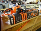 (R2) ECHO HEDGE TRIMMER; 20 IN. 21.2 CC GAS 2-STROKE CYCLE HEDGE TRIMMER. ITEM CODE HC-2020. COMES