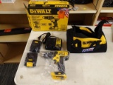 (R5) DEWALT 20V LITHIUM ION COMPACT DRILL/DRIVER KIT; 4 PIECE KIT TO INCLUDE A 1/2