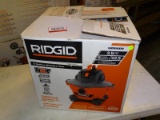 (R9) RIDGID 6 GALLON PORTABLE WET/DRY VAC WITH 3.5 HP. MODEL NO. HD0600. COMES IN OPENED BOX.