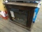 GREENTOUCH ROLLING ELECTRIC FIREPLACE MANTEL; 5100 BTU 1500 WATT SMOKED CHESTNUT INFRARED QUARTZ