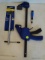 (R1) LOT OF ASSORTED TOOLS TO INCLUDE AN IRWIN QUICK-GRIP CLAMP, AN IRWIN BASIC WRENCH WITH SWIVEL