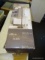 (R1) ALLEN + ROTH 3-LIGHT ARC FLOOR LAMP WITH A BRONZE FINISH AND OATMEAL SHADES. MEASURES 80 IN