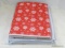 (R2) PAIR OF LARGE SIZE ORNAMENT STORAGE BINS WITH A SNOWFLAKE PRINT DESIGN. MEASURES 16 IN X 16 IN