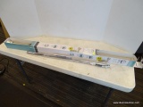 (R2) 2 PIECE LOT TO INCLUDE A RUBBERMAID FASTTRACK CLOSET ADD-ON HANG ROD (MEASURES 2 FT - 4 FT) AND