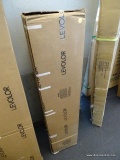(WINDOW) PAIR LEVOLOR BLINDS. TWO REAL WOOD BLINDS, MADE FROM NUWOOD. MEASURES 34.25 IN X 60.75 IN X
