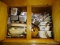 (KIT) CABINET LOT; CABINET LOT OF BAKING PANS AND CORELLE BAKING DISHES