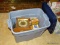 (DEN) TUB LOT OF ASSORTED ITEMS; LOT TO INCLUDE THE TUB AND CONTENTS CONTAINING A CASSETTE TAPE