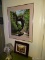 (MBED) PICTURE LOT; 2 PICTURES- FRAMED AND MATTED NATURAL BRIDGE PHOTO IN SILVER FRAME- 20 IN X 24