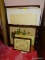 (PINKBR) LOT OF ASSORTED WALL ART; LOT TO INCLUDE A WOODEN WALL ART SERENITY PRAYER, A STILL LIFE OF