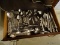 (DR) DRAWER LOT OF STAINLESS STEEL FLATWARE; LOT OF ONEIDA STAINLESS STEEL FLATWARE TO INCLUDE