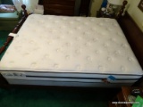 (MBED) QUEEN MATTRESS AND FOUNDATION; SIMMONS BEAUTYREST BAINBRIDGE FIRM MATTRESS AND FOUNDATION