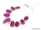 AFRICAN RED RUBY NECKLACE; 18-22