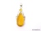 .925 CITRINE DROP PENDANT; 1 1/2